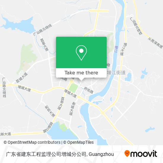 广东省建东工程监理公司增城分公司 map