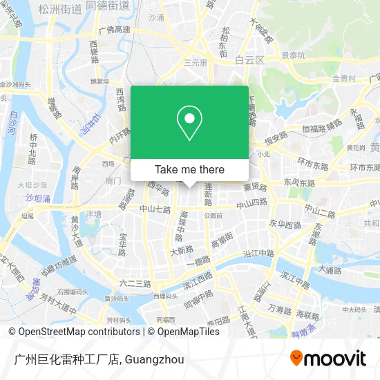 广州巨化雷种工厂店 map