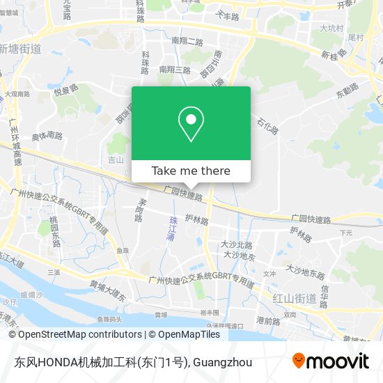 东风HONDA机械加工科(东门1号) map