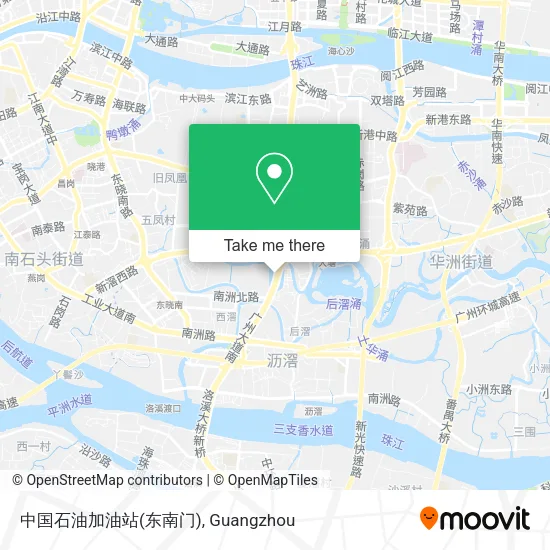 中国石油加油站(东南门) map