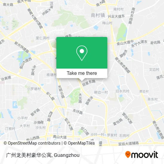 广州龙美村豪华公寓 map