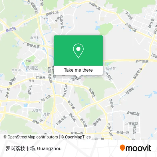 罗岗荔枝市场 map
