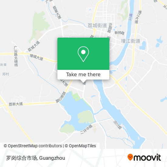 罗岗综合市场 map