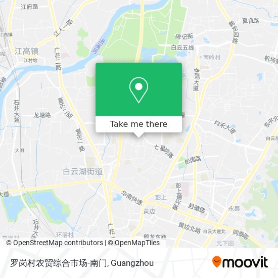 罗岗村农贸综合市场-南门 map