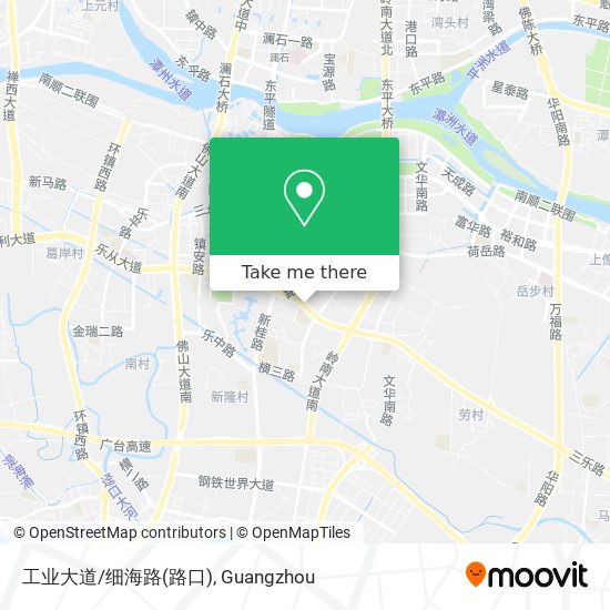 工业大道/细海路(路口) map