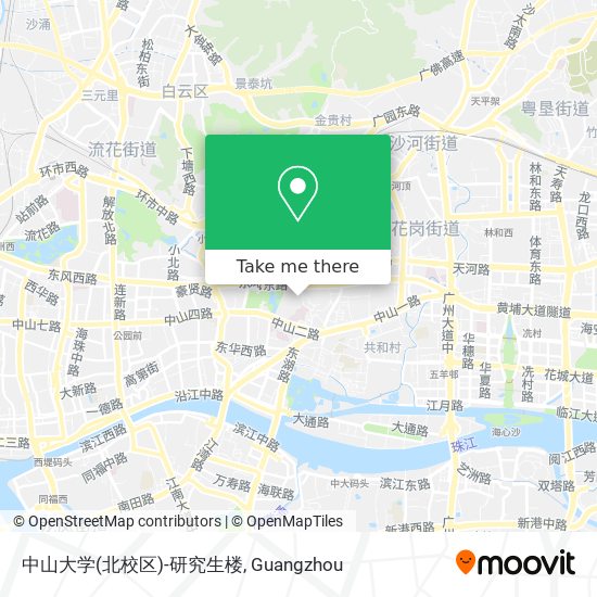 中山大学(北校区)-研究生楼 map