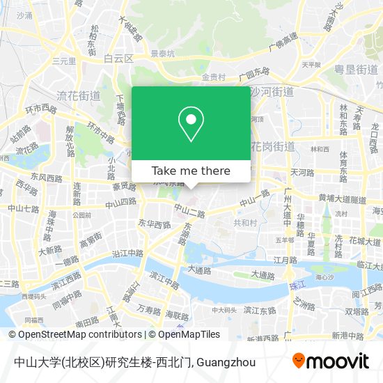 中山大学(北校区)研究生楼-西北门 map