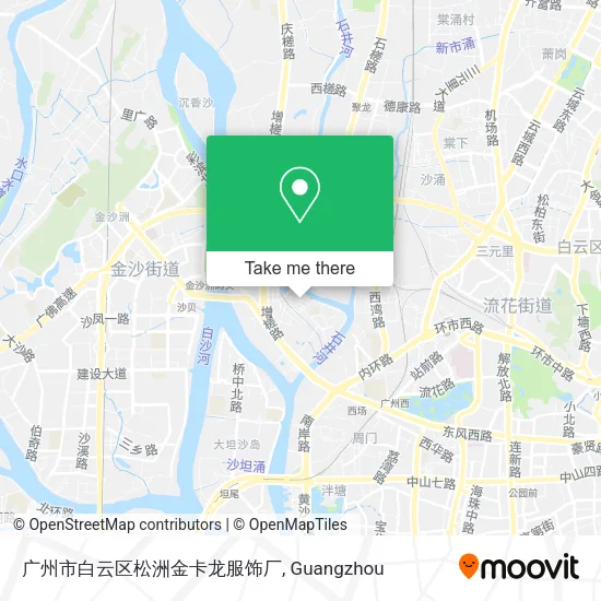 广州市白云区松洲金卡龙服饰厂 map