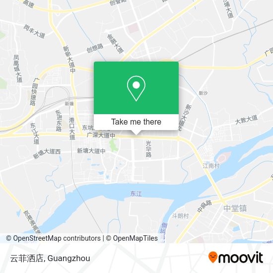 云菲洒店 map