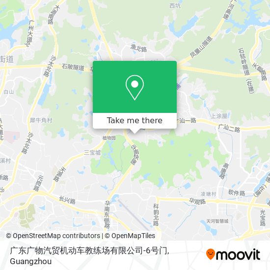 广东广物汽贸机动车教练场有限公司-6号门 map