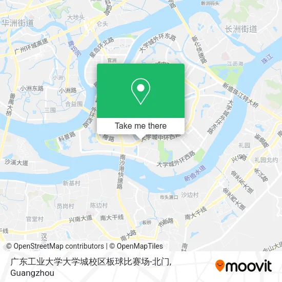 广东工业大学大学城校区板球比赛场-北门 map