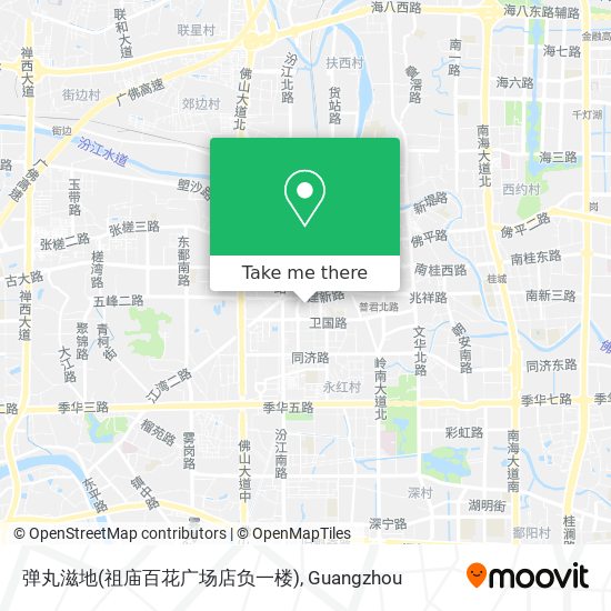 弹丸滋地(祖庙百花广场店负一楼) map