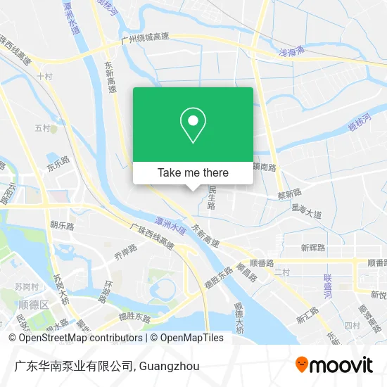 广东华南泵业有限公司 map