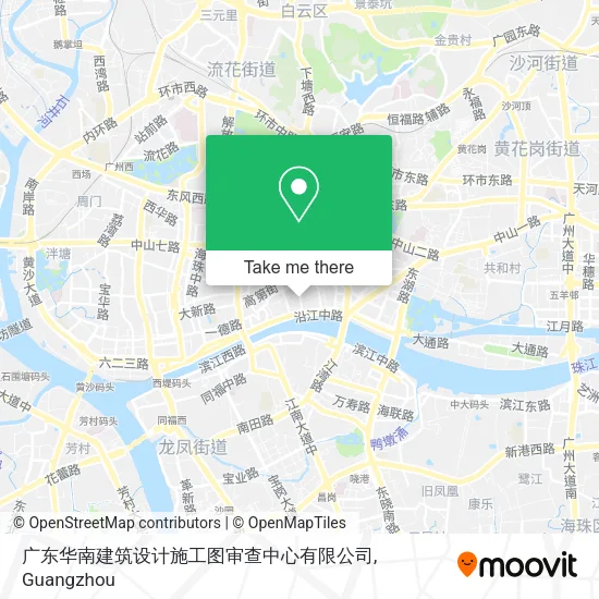 广东华南建筑设计施工图审查中心有限公司 map