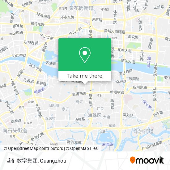 蓝们数字集团 map