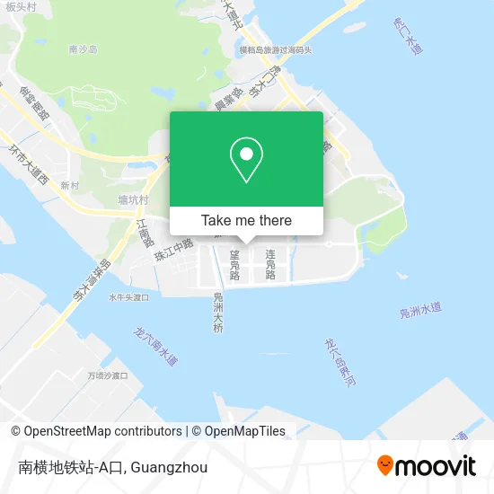 南横地铁站-A口 map