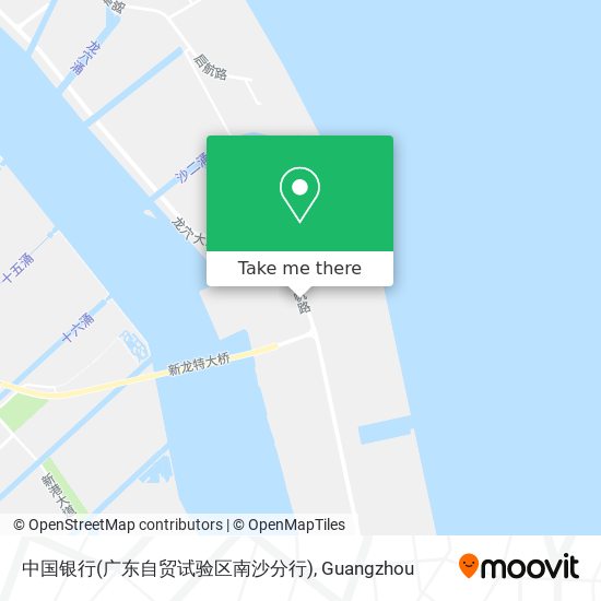 中国银行(广东自贸试验区南沙分行) map