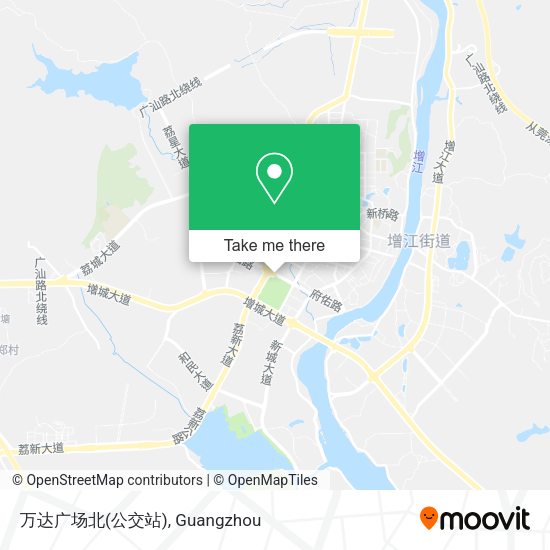 万达广场北(公交站) map