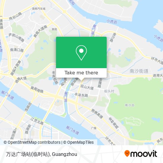 万达广场站(临时站) map