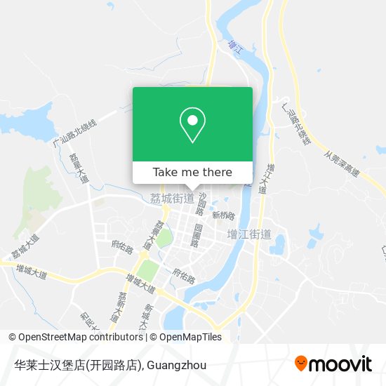 华莱士汉堡店(开园路店) map