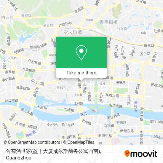 葡萄酒世家(盈丰大厦威尔斯商务公寓西南) map