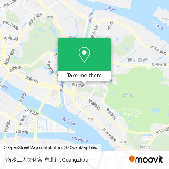 南沙工人文化宫-东北门 map