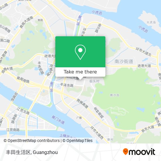 丰田生活区 map
