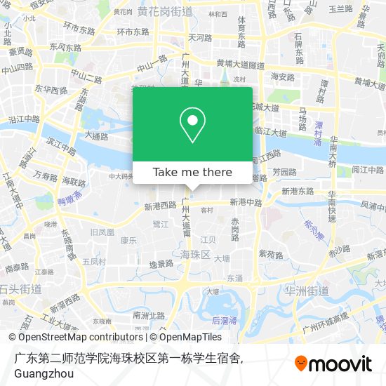 广东第二师范学院海珠校区第一栋学生宿舍 map