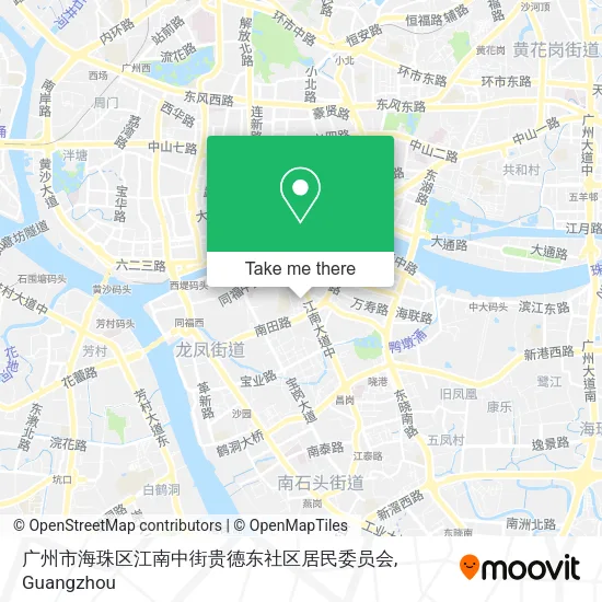 广州市海珠区江南中街贵德东社区居民委员会 map