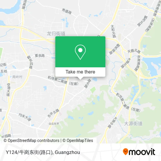 Y124/牛岗东街(路口) map