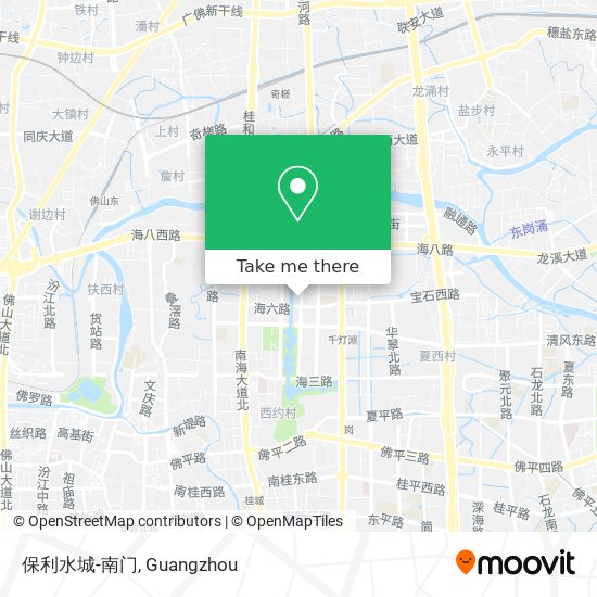 保利水城-南门 map