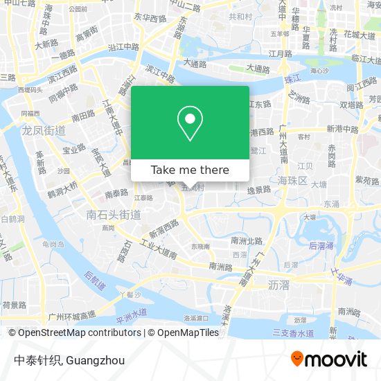 中泰针织 map
