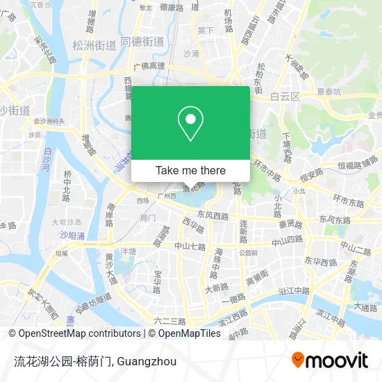 流花湖公园-榕荫门 map