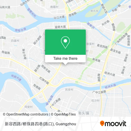 新容西路/桥珠路四巷(路口) map
