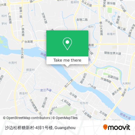 沙边松桥糖新村-4排1号楼 map
