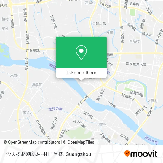沙边松桥糖新村-4排1号楼 map