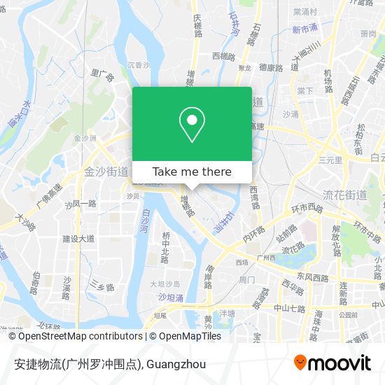 安捷物流(广州罗冲围点) map