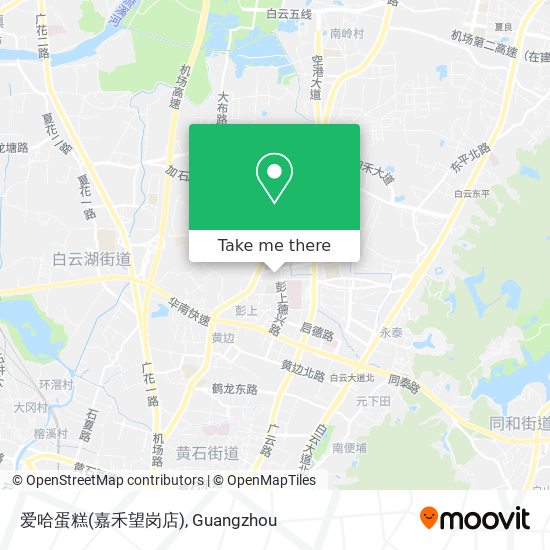 爱哈蛋糕(嘉禾望岗店) map