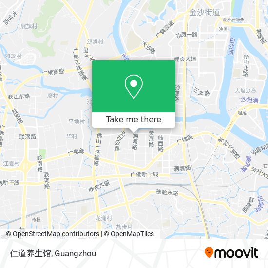 仁道养生馆 map