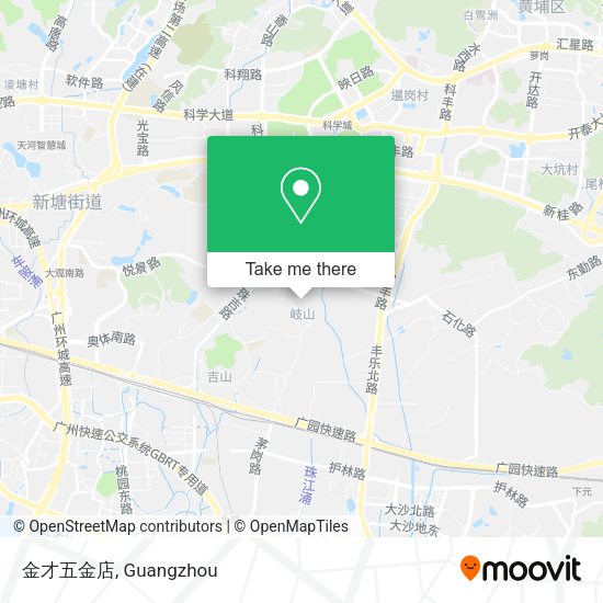 金才五金店 map