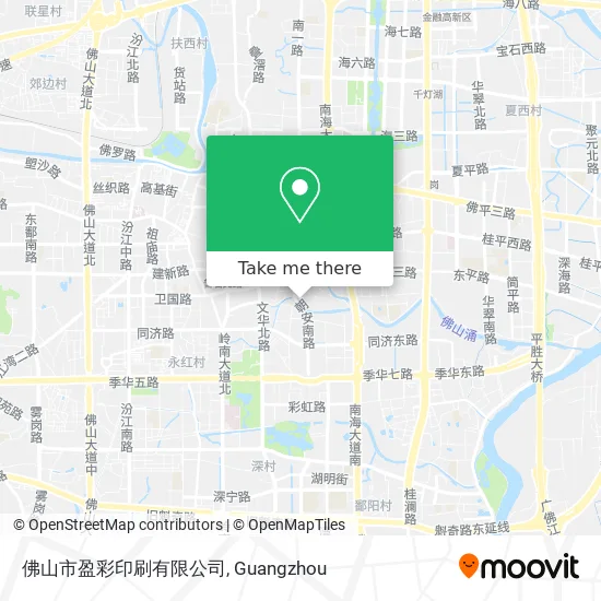 佛山市盈彩印刷有限公司 map