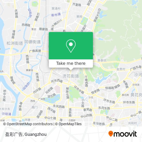 盈彩广告 map