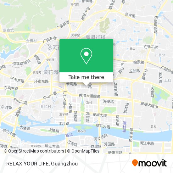 RELAX YOUR LIFE map