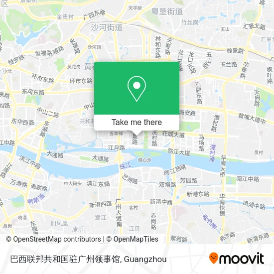 巴西联邦共和国驻广州领事馆 map