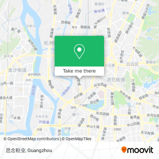 思念鞋业 map