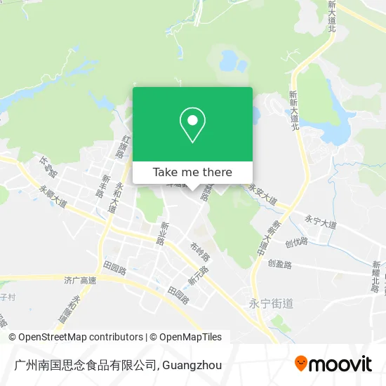 广州南国思念食品有限公司 map