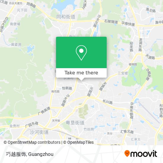 巧越服饰 map
