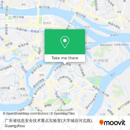 广东省信息安全技术重点实验室(大学城谷河北路) map