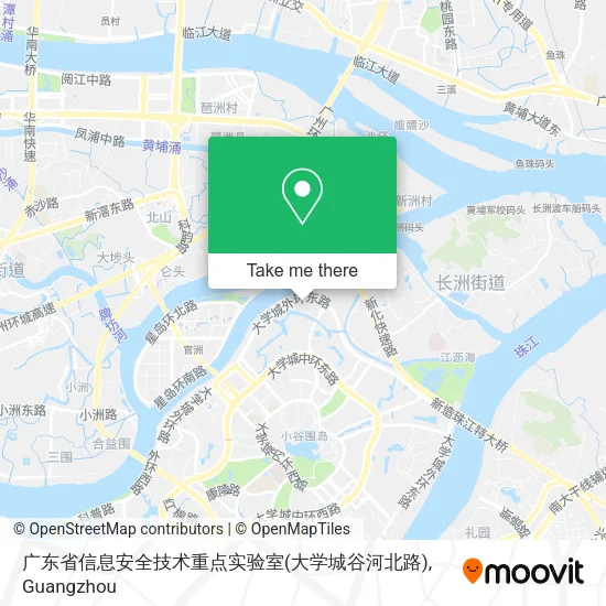 广东省信息安全技术重点实验室(大学城谷河北路) map