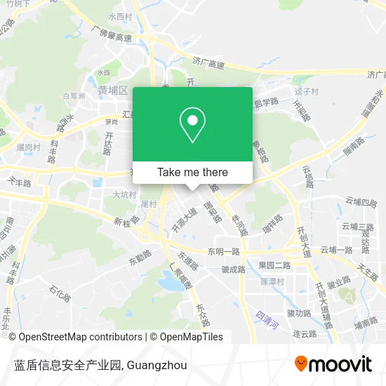 蓝盾信息安全产业园 map